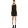 ALEXANDER WANG T ALEXANDERWANG.T BLACK JERSEY FITTED TWIST SHORT DRESS