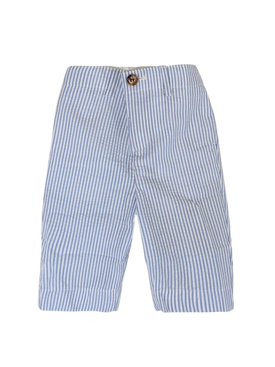 Burberry Manuel Trousers In Light Blue