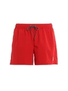 Paul Smith Zebra Patch Swim Shorts In Red