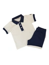 MONCLER STRETCH COTTON POLO AND LEGGINGS