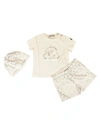 MONCLER T-SHIRT HAT AND TROUSERS