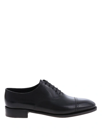 John Lobb Phillip Ii Oxford Shoes In Black