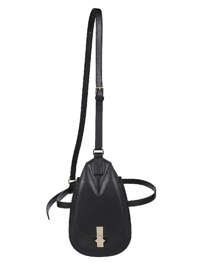 Mcm Black Leather Milano Belt Bag