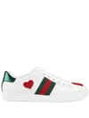 GUCCI HEART ACE SNEAKERS