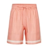 CASABLANCA TENNIS SILK SHORTS,MS20-TR-012/TENNIS/PINK