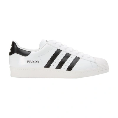 Adidas X Prada Prada Superstar In Cwhite/cblack/cwhite