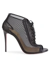 CHRISTIAN LOUBOUTIN Ondessa Open Lace-Up Heeled Booties