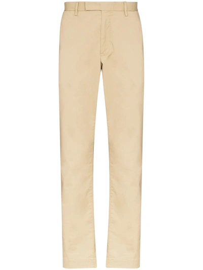 Polo Ralph Lauren Straight-leg Tailored Trousers In Neutrals