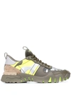 VALENTINO GARAVANI CAMOUFLAGE ROCKRUNNER PLUS SNEAKERS