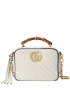 GUCCI GG MARMONT LEATHER SMALL SHOULDER BAG
