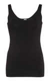 Totême Toteme Curved Rib Tank Top In Black