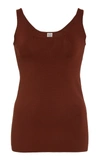 Totême Brown Urda Tank Top In Brown