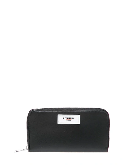Givenchy Long Zipped Wallet In Nero