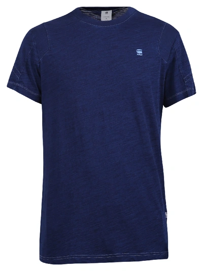 G-star Raw Pannelled Logo T-shirt In Blue