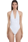 ALESSANDRA RICH BEACHWEAR IN WHITE POLYAMIDE,11390155