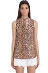 ZIMMERMANN TOPWEAR IN ANIMALIER SILK,11390125