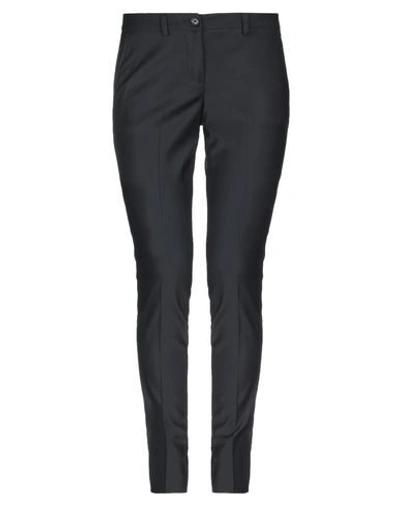 PHILIPP PLEIN PHILIPP PLEIN WOMAN PANTS BLACK SIZE XL WOOL, POLYESTER, ELASTANE,13468162DQ 7