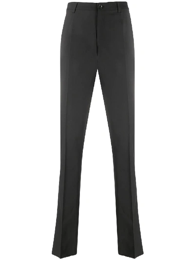 Versace Straight Leg Trousers In Black