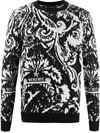 VERSACE PULLOVER MIT "BAROCCO"-MUSTER