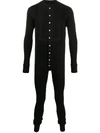 Takahiromiyashita The Soloist Button Detail All-in-one In Black