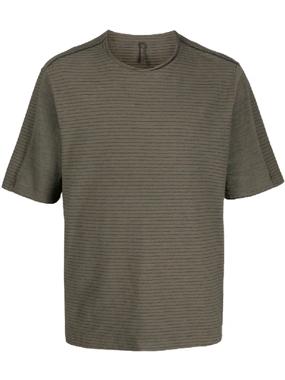 Transit Striped Print T-shirt In Grey