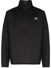 District Vision Theo Embroidered-motif Performance Jacket In Black