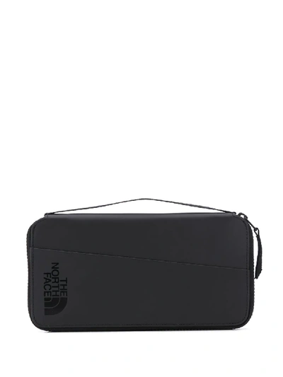 The North Face Stratoliner Zipped Passport Wallet In Black