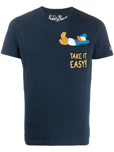 Mc2 Saint Barth Disney© Printed T-shirt In Blue