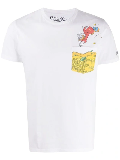 Mc2 Saint Barth Disney© Printed T-shirt In White