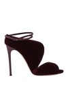 Casadei Ankle Boot In Deep Purple