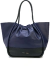 PROENZA SCHOULER TWO-TONE XL RUCHED TOTE BAG