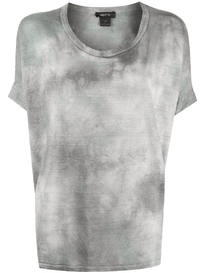 Avant Toi Scoop-neck T-shirt In Grey