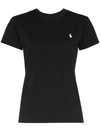 Polo Ralph Lauren Logo Cotton Jersey T-shirt In Black