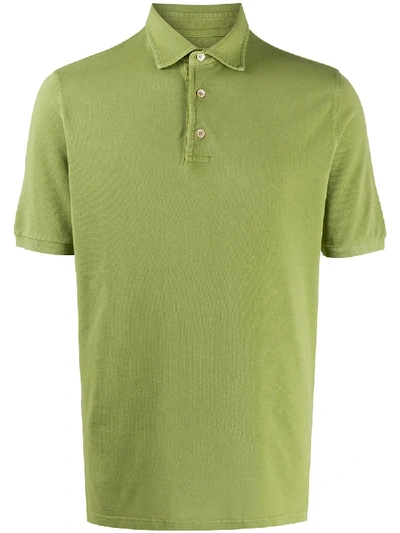 Fedeli Classic Polo Shirt In Green