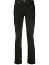 DONDUP CROPPED STRAIGHT LEG JEANS