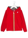 K-way Reversible Hooded Jacket In Red