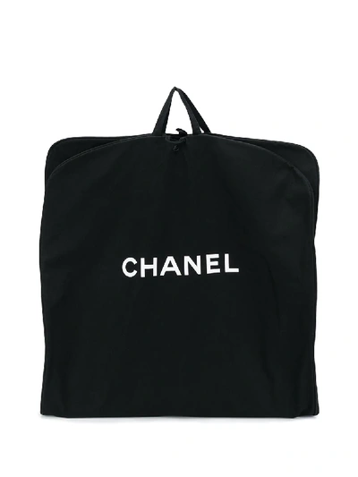 Pre-owned Chanel 1990s Logo Print Clothing Hanger In Black