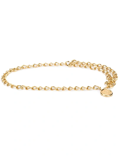 Pre-owned Chanel 1994 Chain Belt In Gold