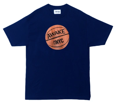 Pre-owned Awake Hoop Tee Navy