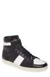 SAINT LAURENT SL/10H SIGNATURE COURT CLASSIC HIGH TOP SNEAKER,4180260MP30