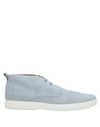 Tod's Ankle Boots In Sky Blue