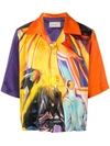 NECESSITY SENSE VACAY PSYCHADELIC OIL PAINTING SHIRT