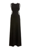 CHRISTOPHER ESBER FRAN TWO-TONE CUTOUT STRETCH-JERSEY MAXI DRESS,819057