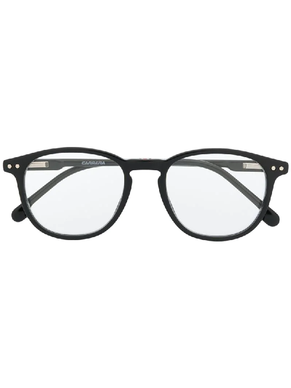 black circle frame glasses