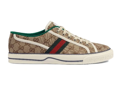 Pre-owned Gucci  Tennis 1977 Gg Canvas In Beige