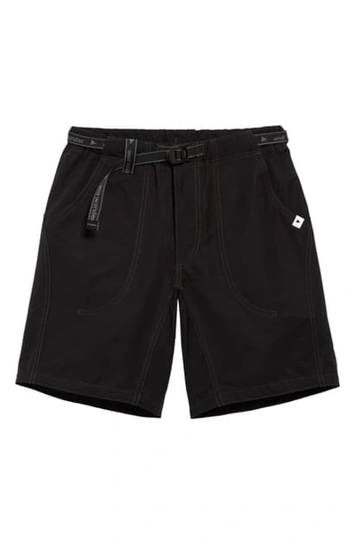 And Wander Cotton & Nylon Shorts In Black