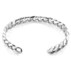 ANCHOR & CREW JIB SAIL SILVER CHAIN BANGLE