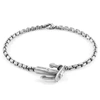 ANCHOR & CREW UNION ANCHOR SILVER CHAIN BRACELET