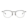 DITA DITA TRANSPARENT AND SILVER SCHEMA-TWO GLASSES