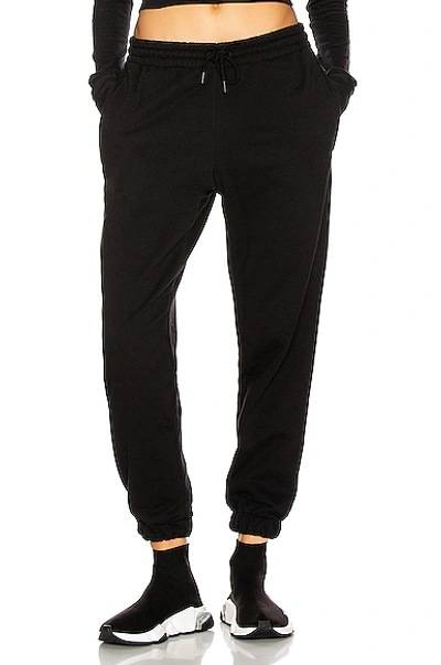 Wardrobe.nyc Release 02 High-rise Cotton Track Pants In Black